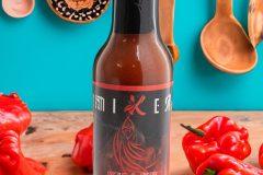 Photo hot sauce bottle stylized